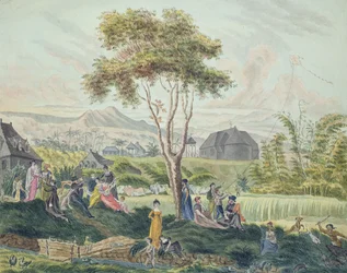 Familienfeier in Saint-Benoit, Ile de la Reunion, August 1813